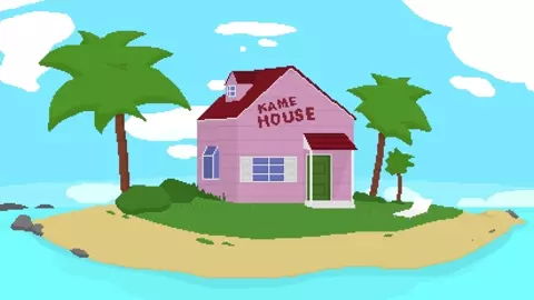 Bulma Brief Visit (no yamcha or roshi)