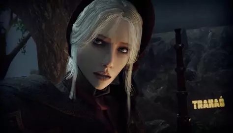 Plain Doll pleases the Hunter in a wet dream [Trahao]