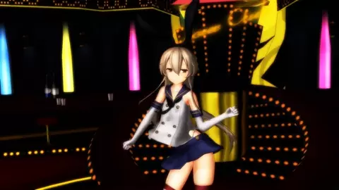 Shimakaze - Strip Pong Dance [MMD R18] Mochi