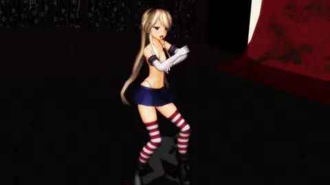 Shimakaze - Girls (ver. 2) [MMD R18] Mochi