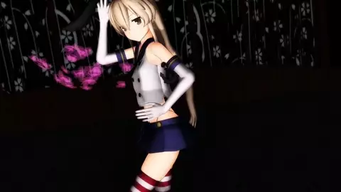 Shimakaze - Girls [MMD R15] Mochi
