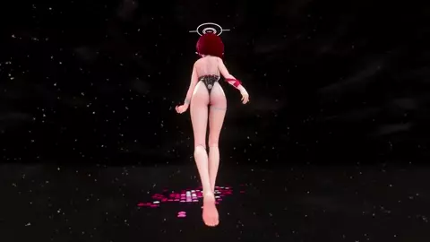Aoi Oki Hentai Blue Archive Undress Sex Dance Elf Girl Threesome Creampie MMD 3D