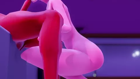 HMV Shall we do it in Mel's room❤ (Naked & Bigger Breasts) [ブラン]