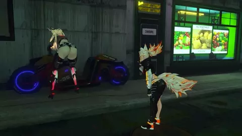 VRCHAT Cyber Queen Facesitting