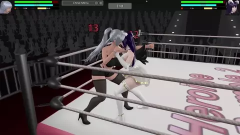 Heroine Rumble 2 Minerva vs Futa Albedo