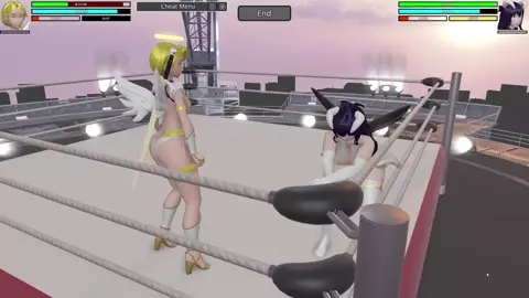 Heroine Rumble 2 Selena vs Futa Albedo