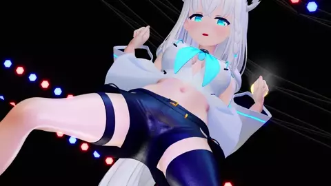 forward and backward hip swing Bass Knight  Shirakami Fubuki