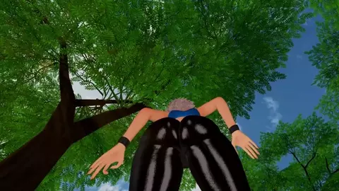VRCHAT Amanda Facesitting in Yoga Pants POV