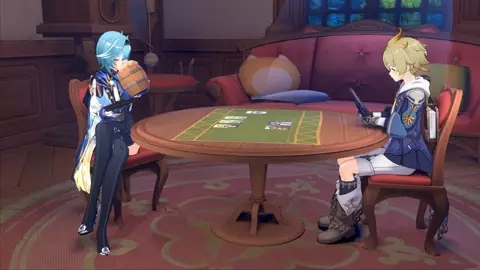 [Lyusfyuring][4K] Eula Falls Asleep