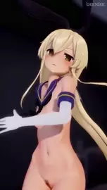 Shimakaze - Curious [MMD R18] Bender