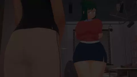 Inko Midoriya Sneaky fucks Dekus friend