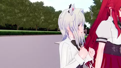 R18 [HMV] Rias Akeno Koneko [High School DxD]