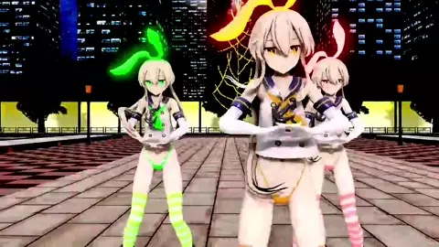 Shimakaze x7 - Persecution Complex Cellphone Girl [MMD R18] RubyMMD