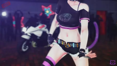 Naughty catgirl Nanaharu enjoys some exposure