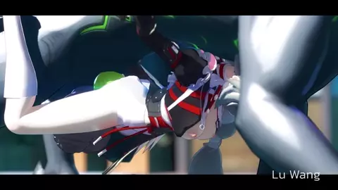 Rina Defeated [60FPS][Sound][4k]