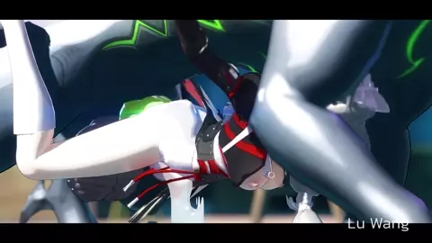 Rina Defeated [60FPS][Sound][4k]