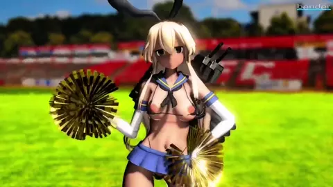 Adult Shimakaze - Dance of the Tail [MMD R18] Bender