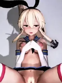 Adult Shimakaze - Missionary Position [R18] Bender