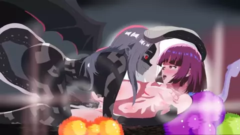 Magical girl being gently fucked by a demon trying to corrupt her into her own kind.