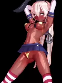 Adult Shimakaze - Bass Knight [MMD R15] Harimau