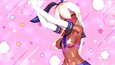 Adult Shimakaze - Onegai Darling [MMD R18] Harimau