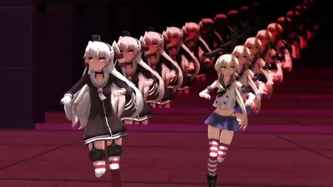 Shimakaze & Amatsukaze - Makes You a Fighter [MMD R18] meme1212
