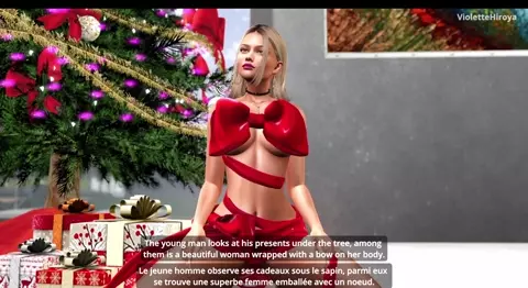 A deliciously wrapped submissive