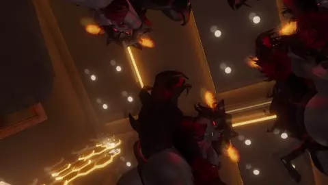 VRCHAT 4 HellHounds Facesitting POV