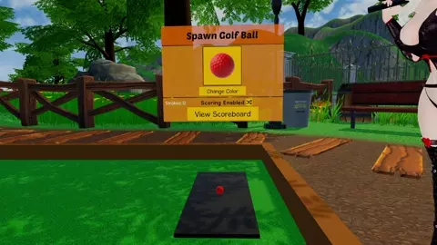 VRCHAT Playing Golf