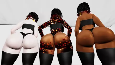 VRCHAT Triple Booty Shake