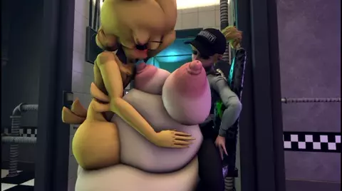 Fun time with chica by mrweirdworkz