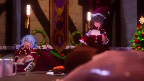 (mitsuboshiL)Three girls and a sex night