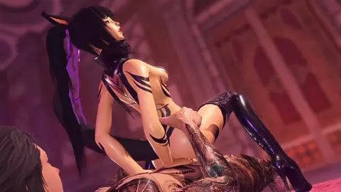 Miqo'te Slut Riding Bun Boy