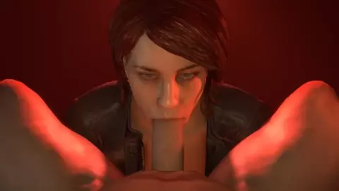 Jesse Faden Sucking On The Hiss's Cock [Skeletron27]