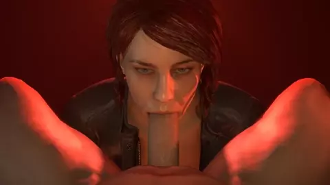 Jesse Faden Sucking On The Hiss's Cock [Skeletron27]