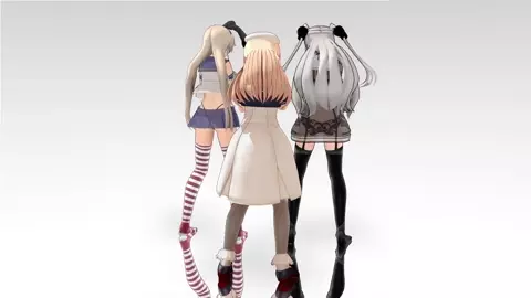 Shimakaze, Amatsukaze & Jervis - Techno Break [MMD R18] MikumikuJackD