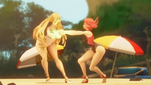 Pyra and mythra by nurico