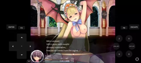 succubus rhapsodia silfe gameplay mansion lady boss battle