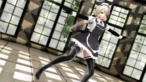 Shimakaze - Seven (maid ver.) [MMD R18] MikumikuJackD