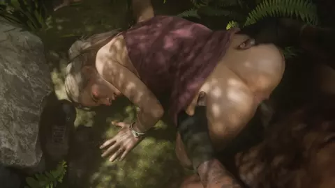 Elena wants some "stress relief" while treasure hunting. (black+sound) [Madruga3D]