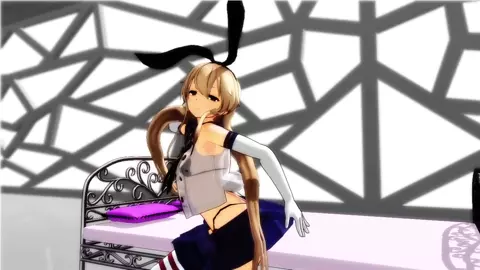 Shimakaze - Sweet Devil [MMD R18] MikumikuJackD