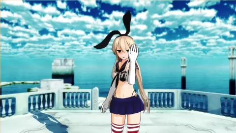 Shimakaze - For Campanella [MMD R18] MikumikuJackD