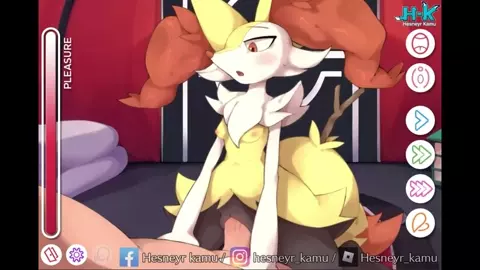 Pokemon Game ( braixen ) vaginal