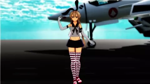 Shimakaze - Sono Oto [MMD R18] MikumikuJackD