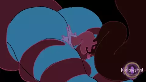 Sticky Threads, handgag fuck