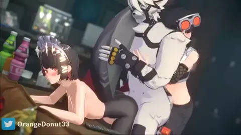 Ellen, Grace, Lycaon gangbang - (Orangedount33)