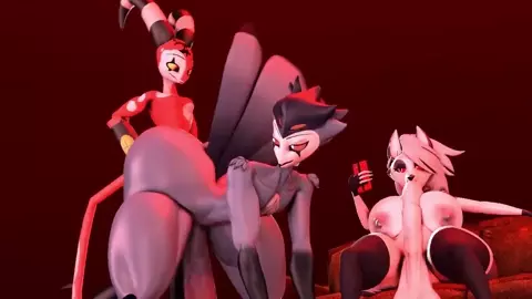 Stolas, Blitzo and Loona's Fuckfest [Nicolaowo]