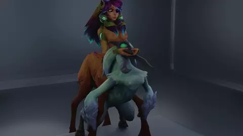 Lillia pushing Kindred by @Obeed14881