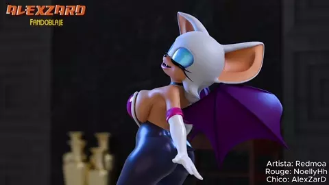 Rouge the bat - Titfuck Español Latino