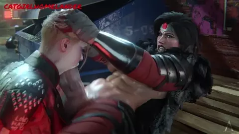 Absolute Wonder Woman face fuck Harley